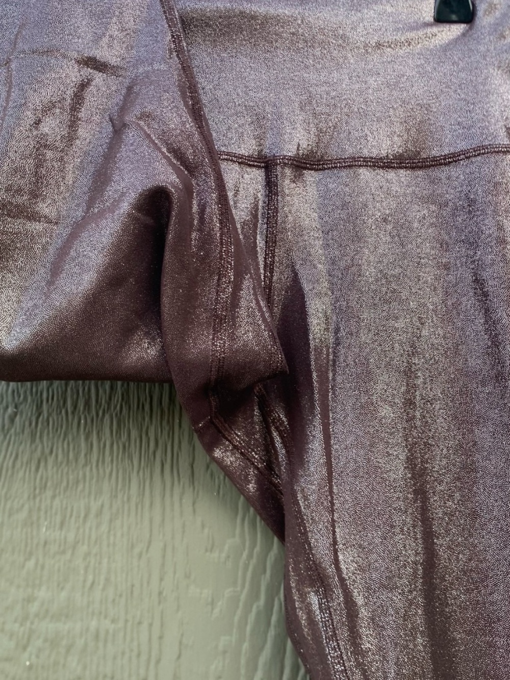 RARE- Lululemon Align High-Rise Crop 21" -Radiate Foil Print French Press SHINE - Picture 5 of 6